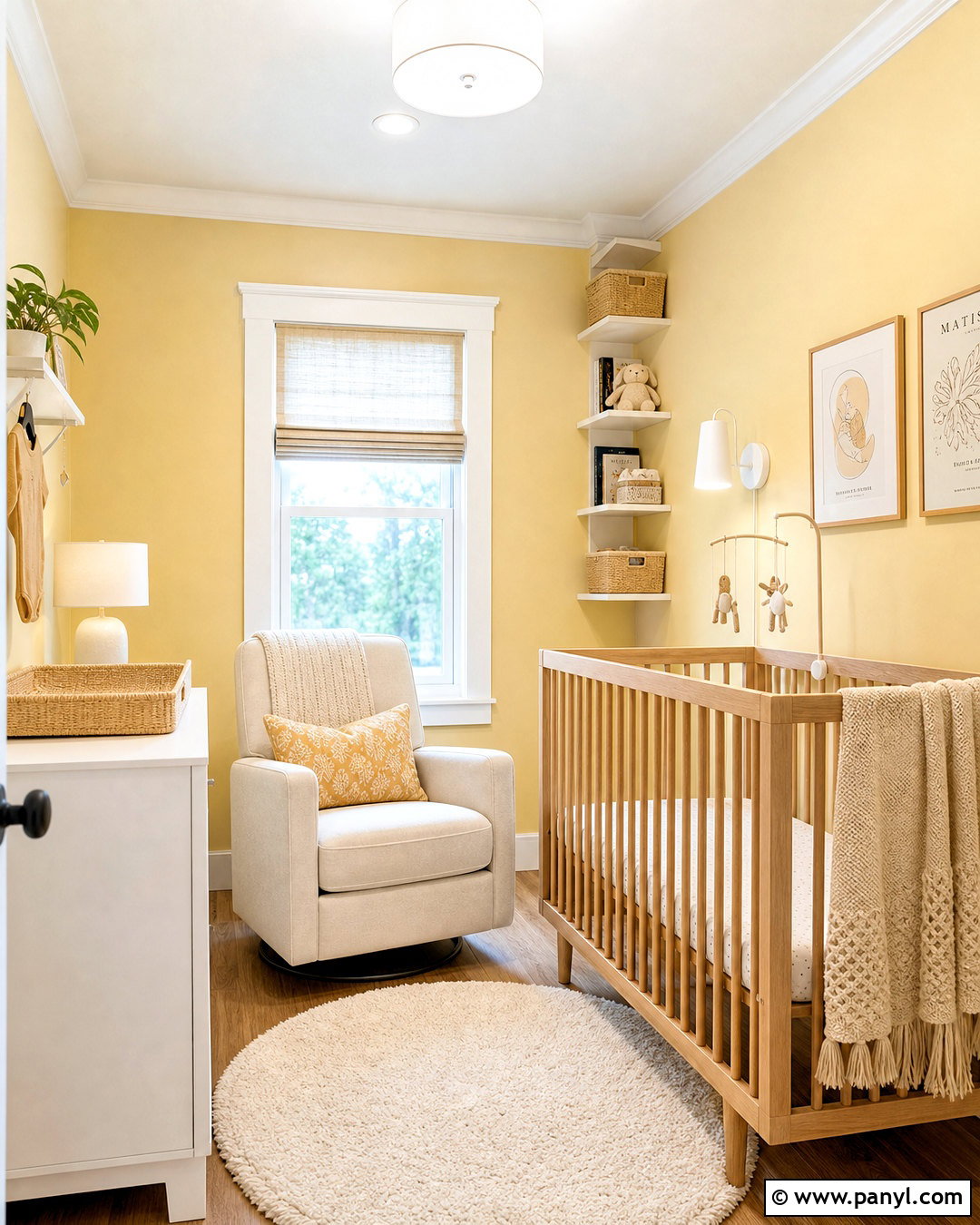 Small Yellow Nursery - 20 yellow nursery ideas