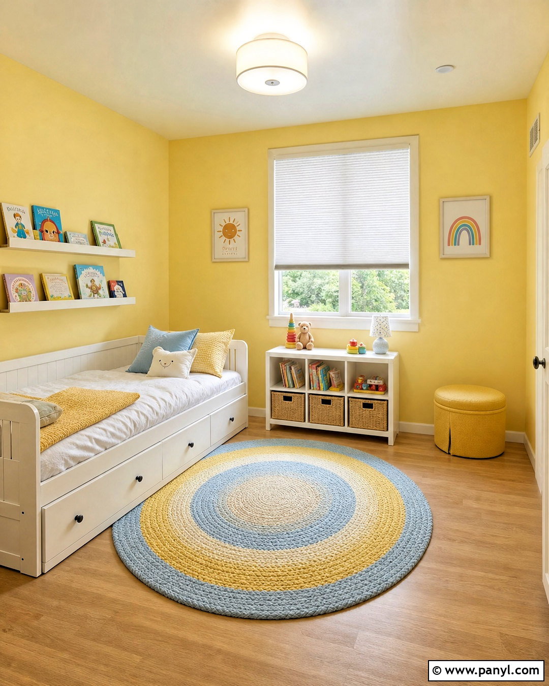 Small Yellow Toddler Room - 20 yellow toddler room ideas