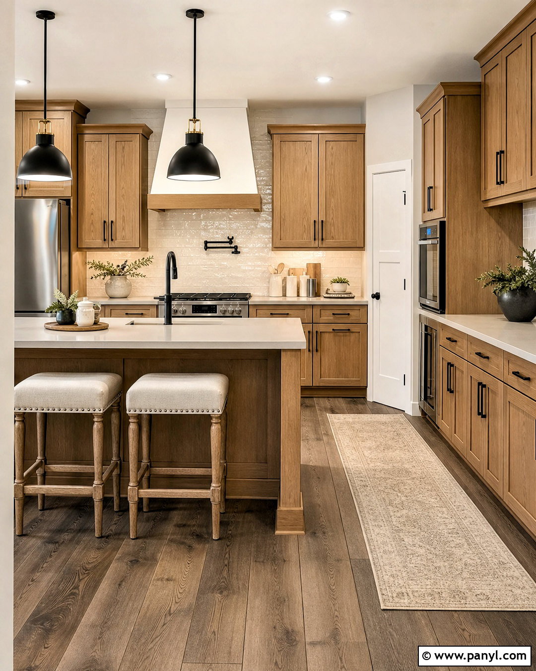 Smoked Oak Flooring - 20 honey oak cabinets flooring ideas