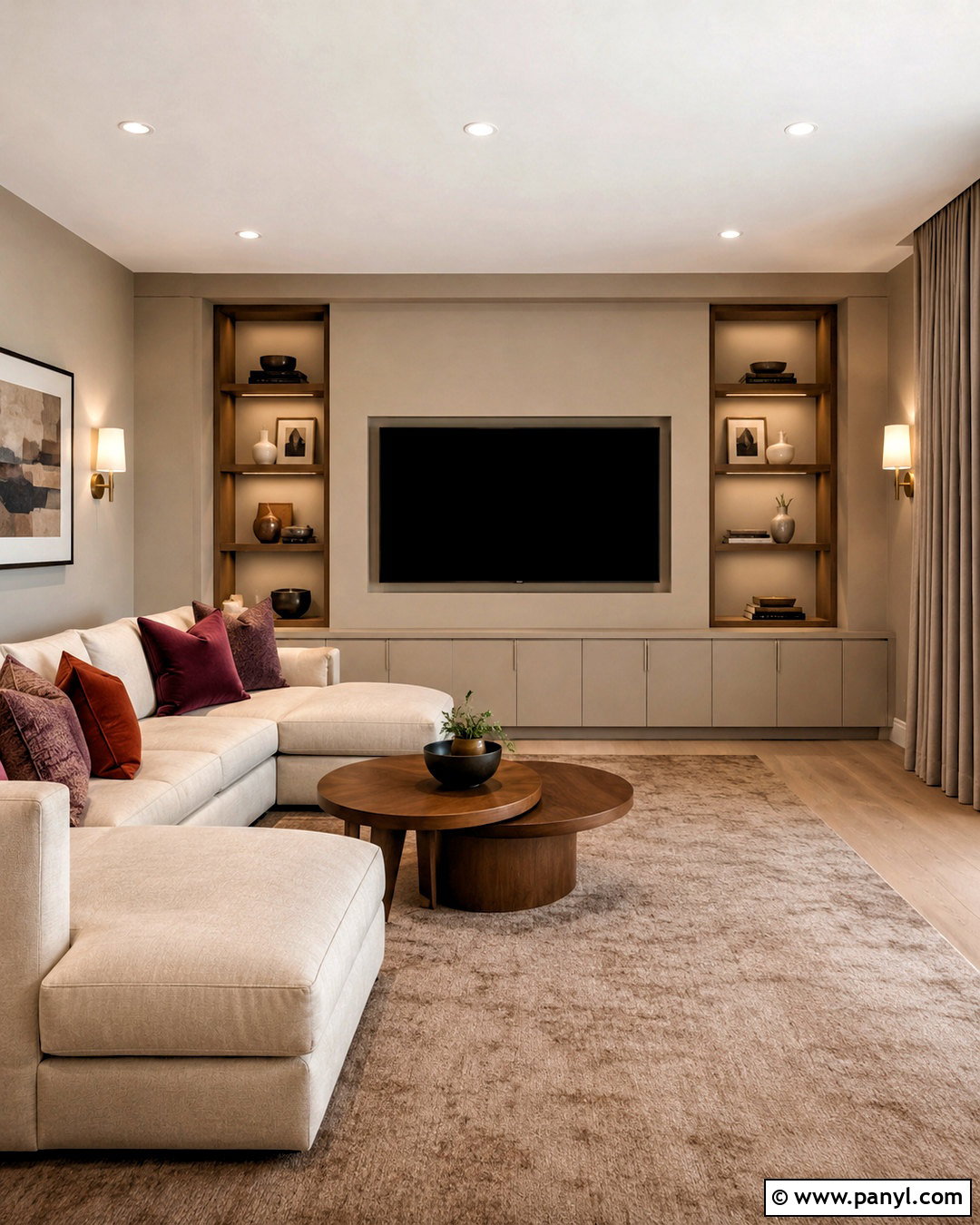Smoked Oyster Media Room - 35 smoked oyster benjamin moore ideas