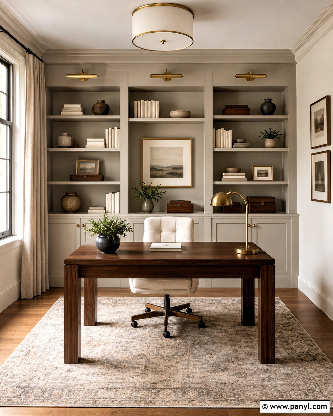 Smoked Oyster Office Built-Ins - 35 smoked oyster benjamin moore ideas