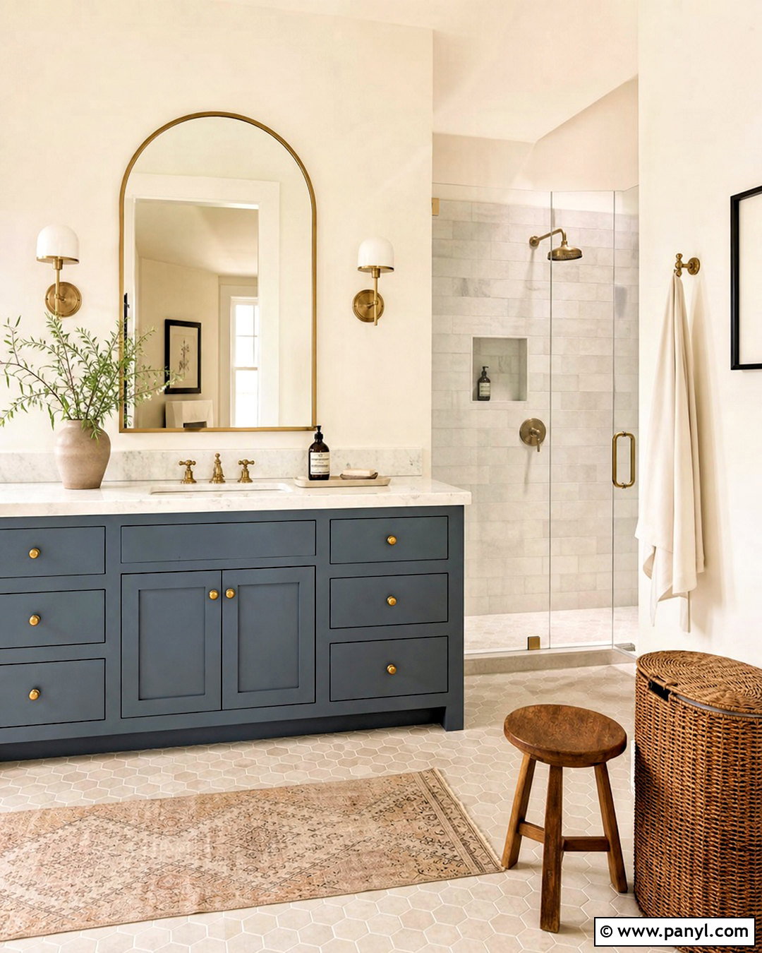 Smokey Blue Bathroom Vanity - 20 smokey blue paint ideas