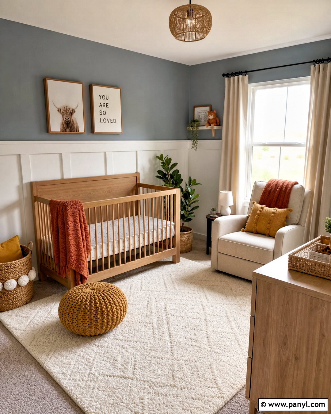 Smokey Blue Nursery - 20 smokey blue paint ideas