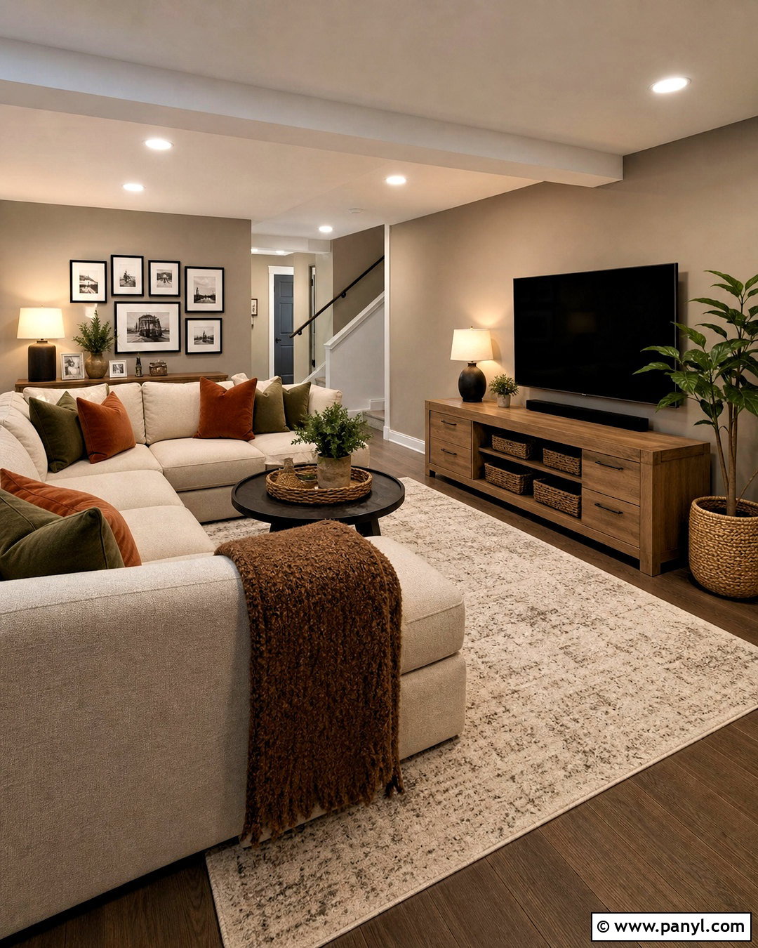 Smokey Taupe Basement Family Room - 20 smokey taupe benjamin moore ideas