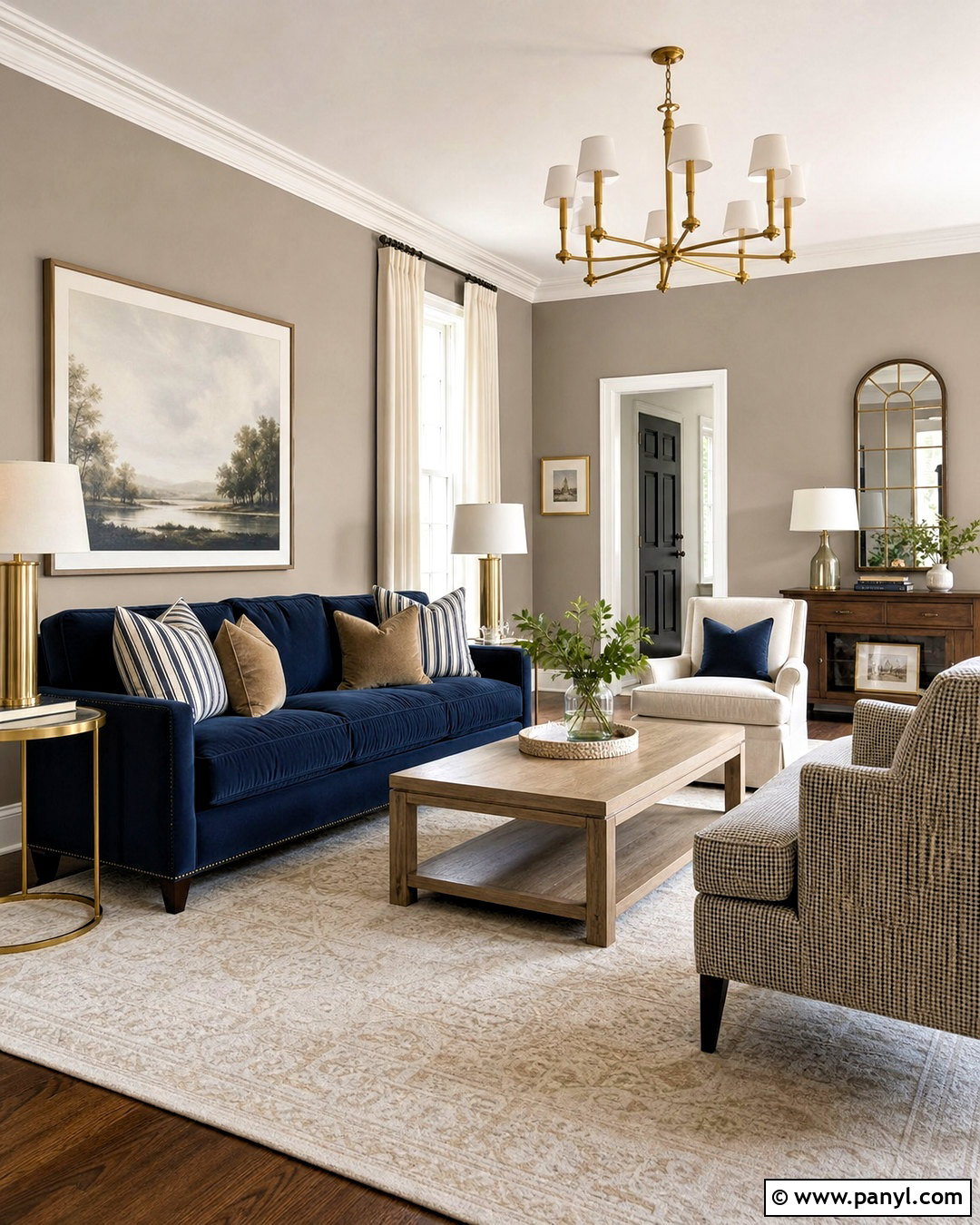 Smokey Taupe With Navy Blue Accents - 20 smokey taupe benjamin moore ideas
