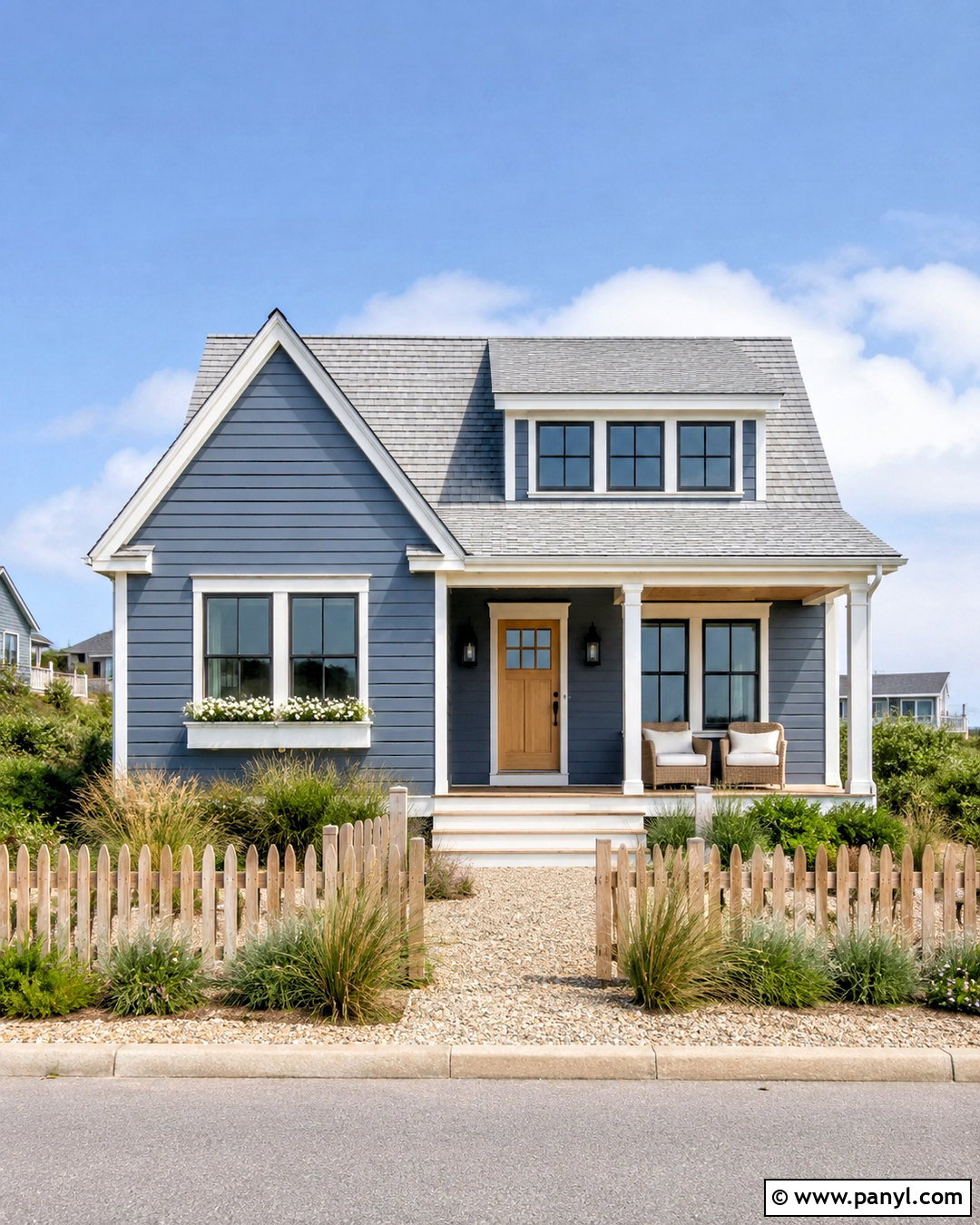Smoky Blue Coastal Cottage Exterior - 35 sw smoky blue ideas