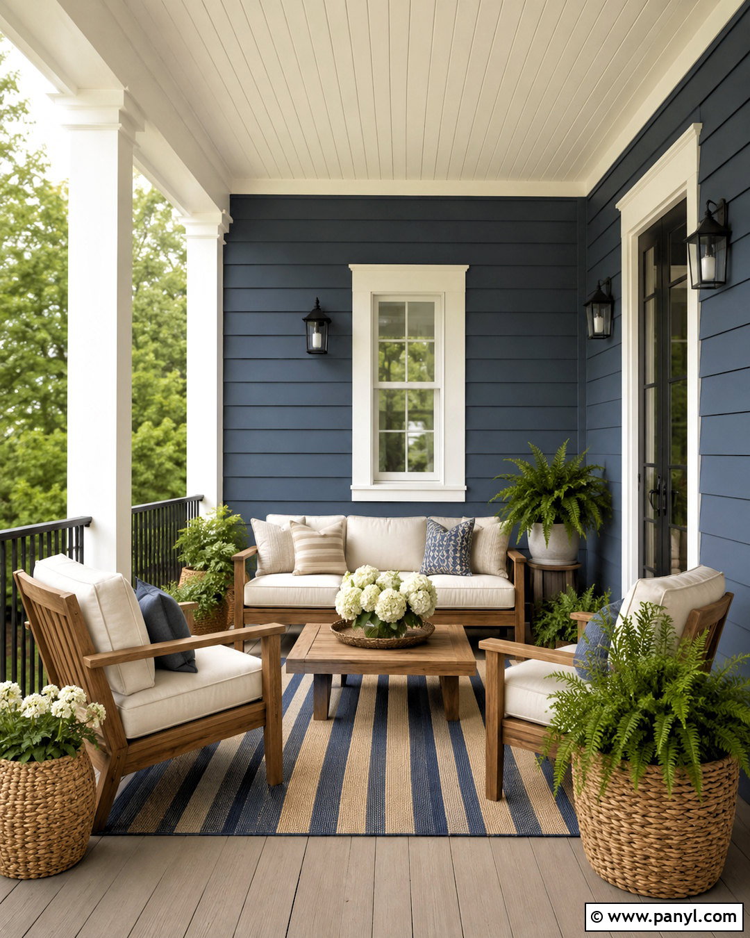 Smoky Blue Covered Porch - 35 sw smoky blue ideas