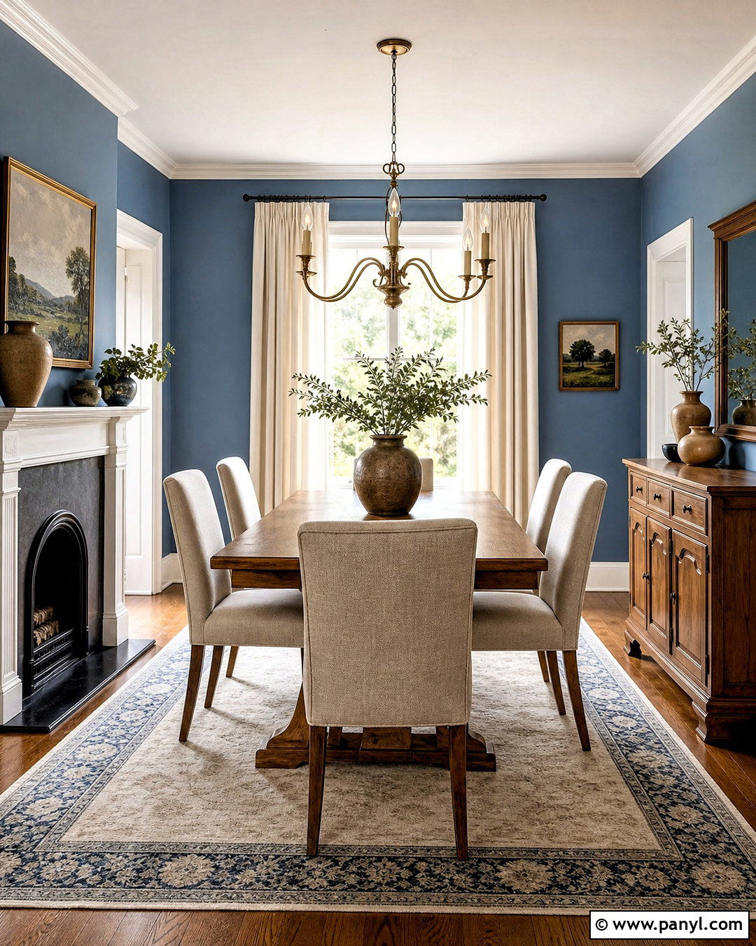 Smoky Blue Dining Room - 20 smokey blue sherwin williams ideas