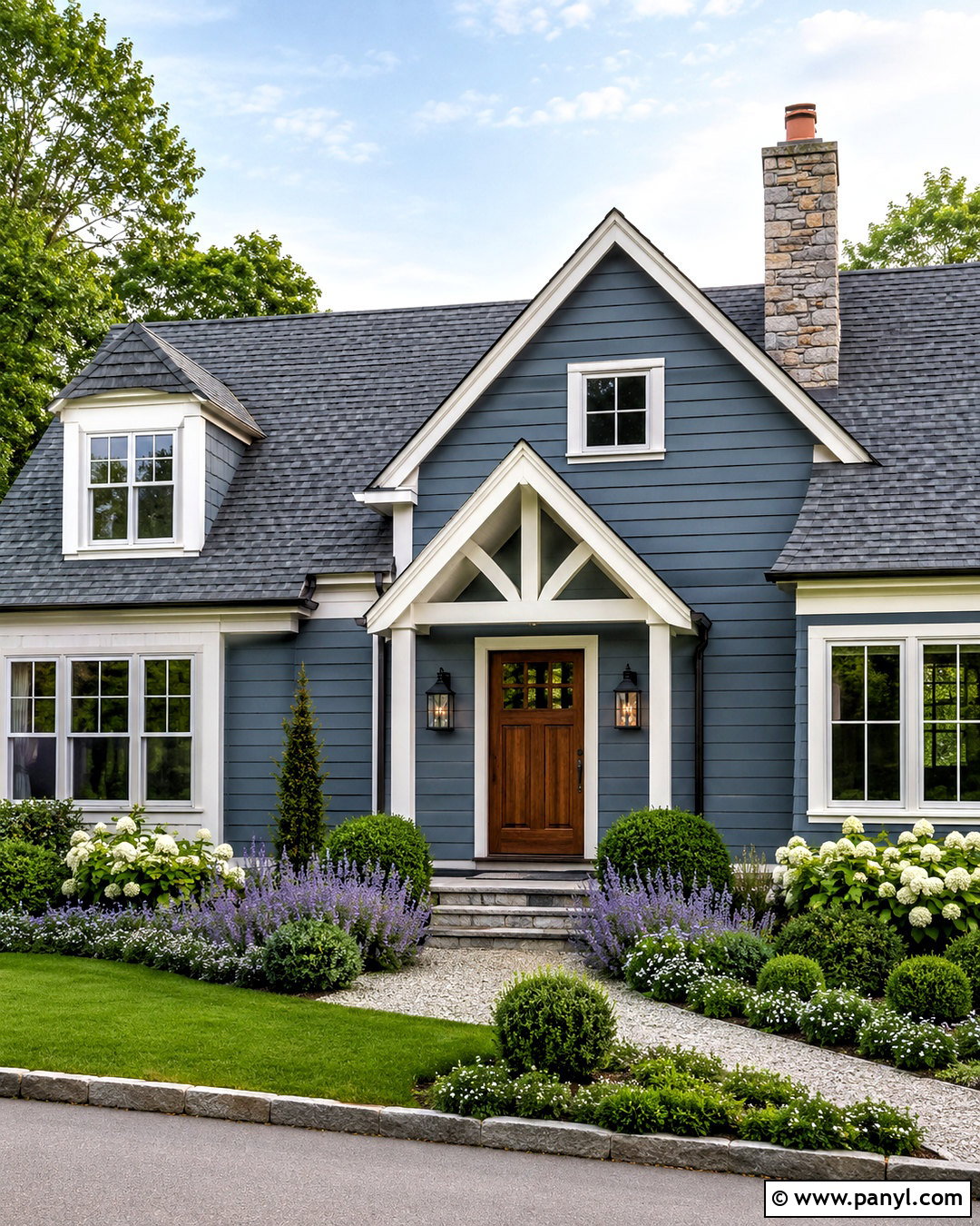 Smoky Blue Exterior With White Trim - 35 sw smoky blue ideas