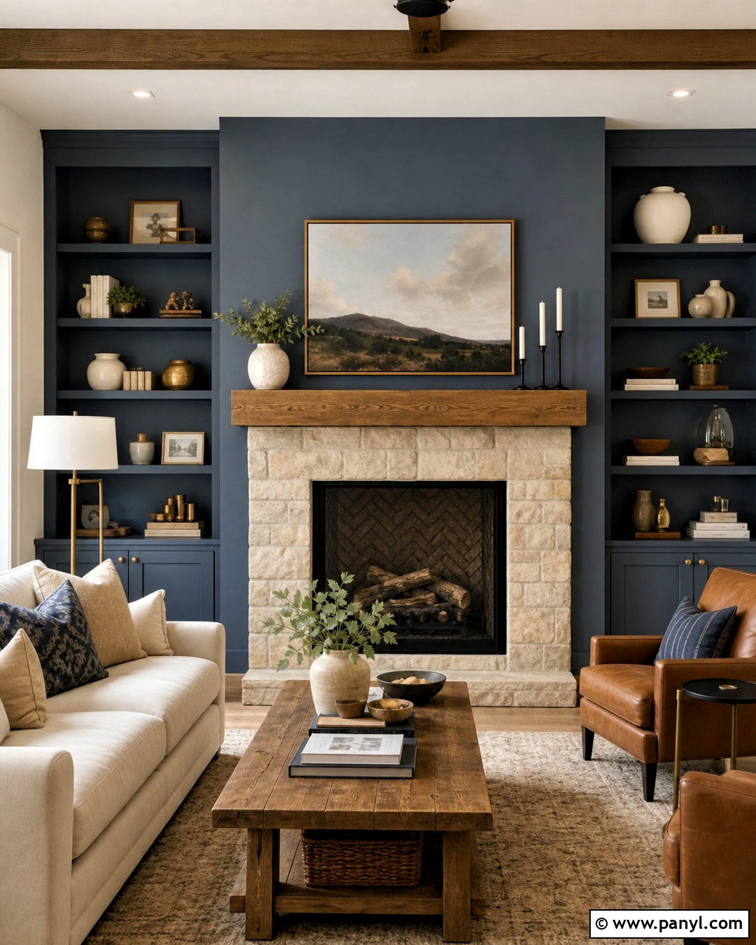 Smoky Blue Fireplace Wall - 20 sherwin williams smoky blue ideas