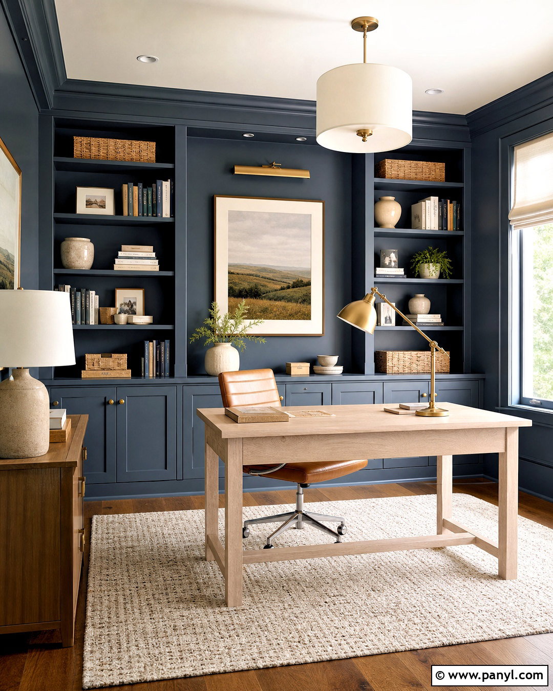 Smoky Blue Home Office - 20 smokey blue sherwin williams ideas