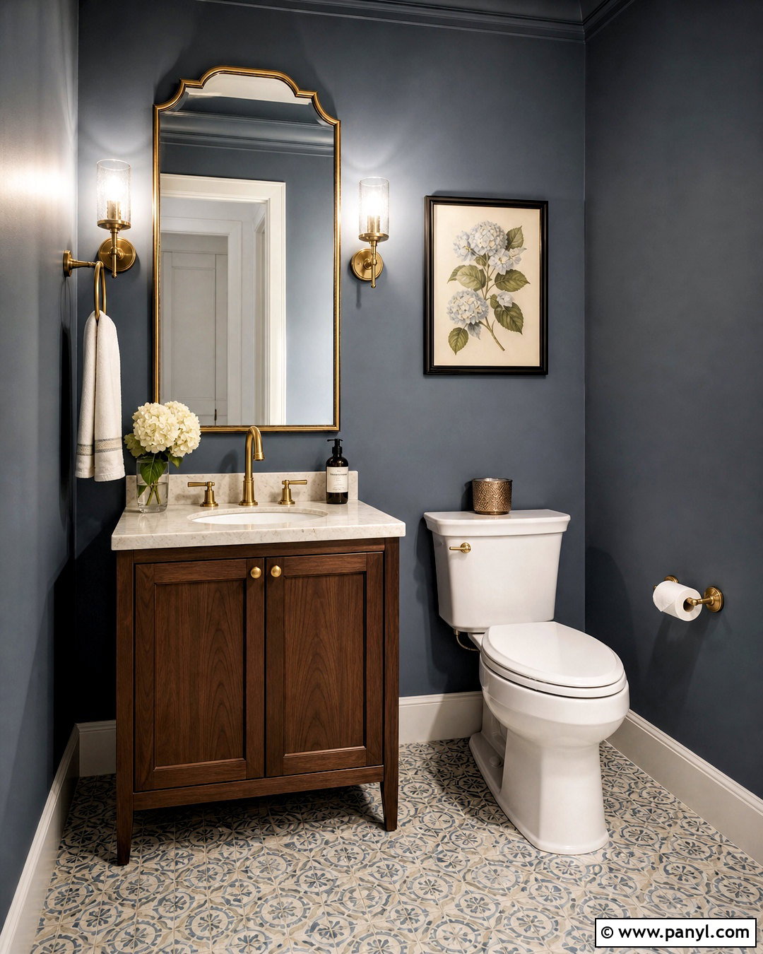 Smoky Blue Powder Room - 20 sherwin williams smoky blue ideas