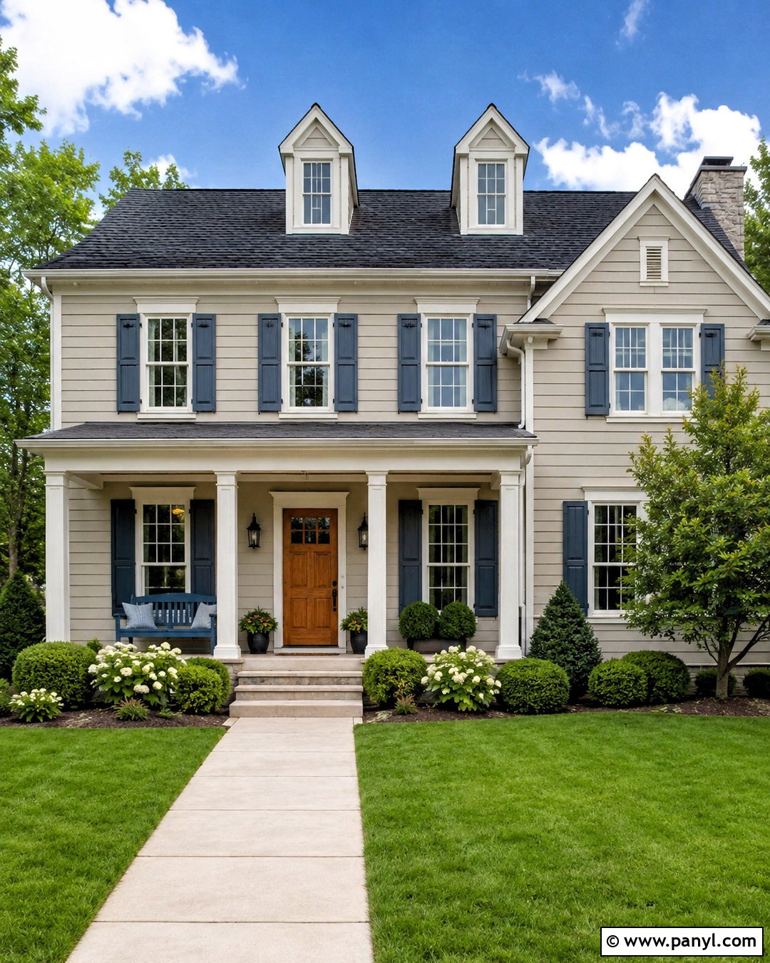 Smoky Blue Shutters - 35 sw smoky blue ideas