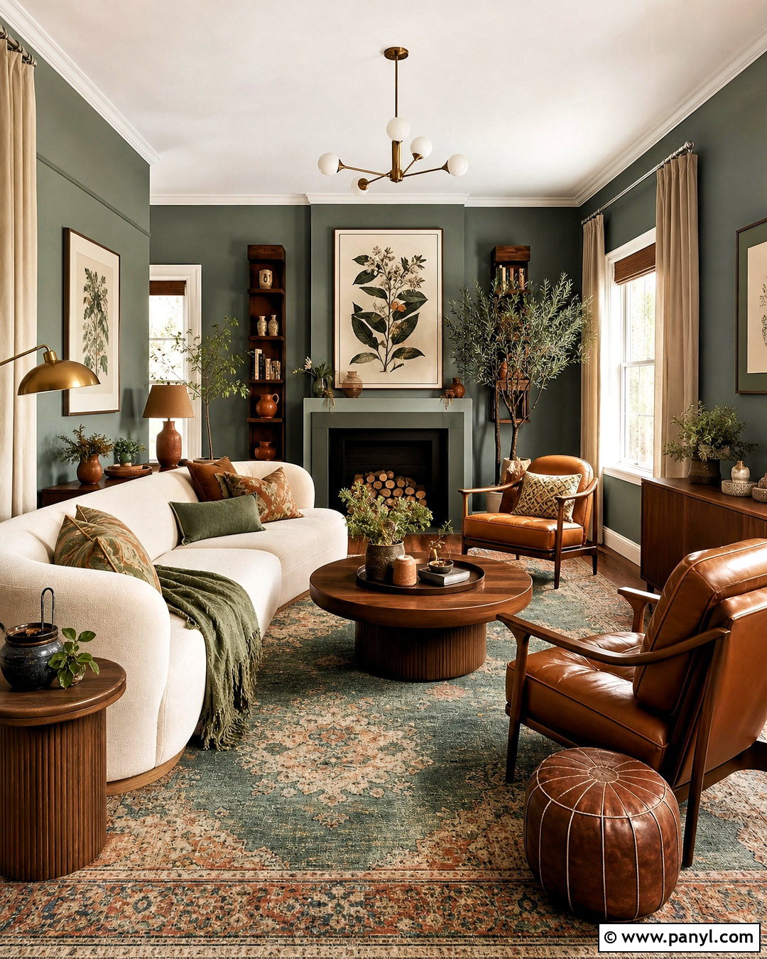 Smoky Jade Green Wall Color - 20 trending wall colors