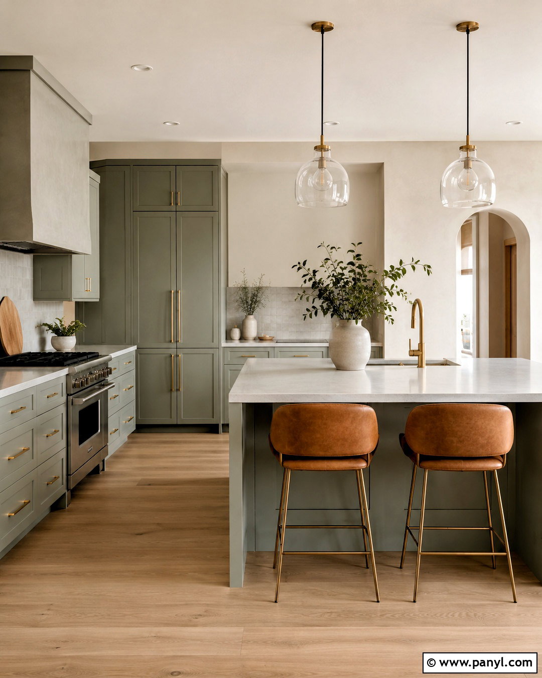 Smoky Jade Kitchen Paint Color - 20 paint color trends