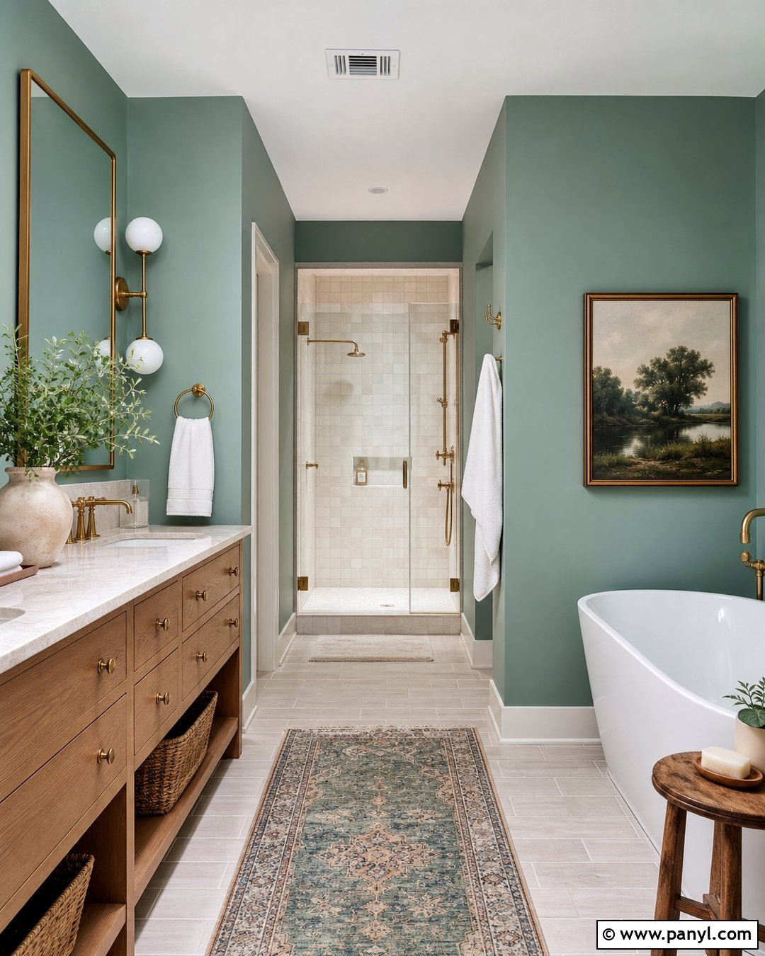 Smoky Jade Wall Color - 35 home wall color ideas