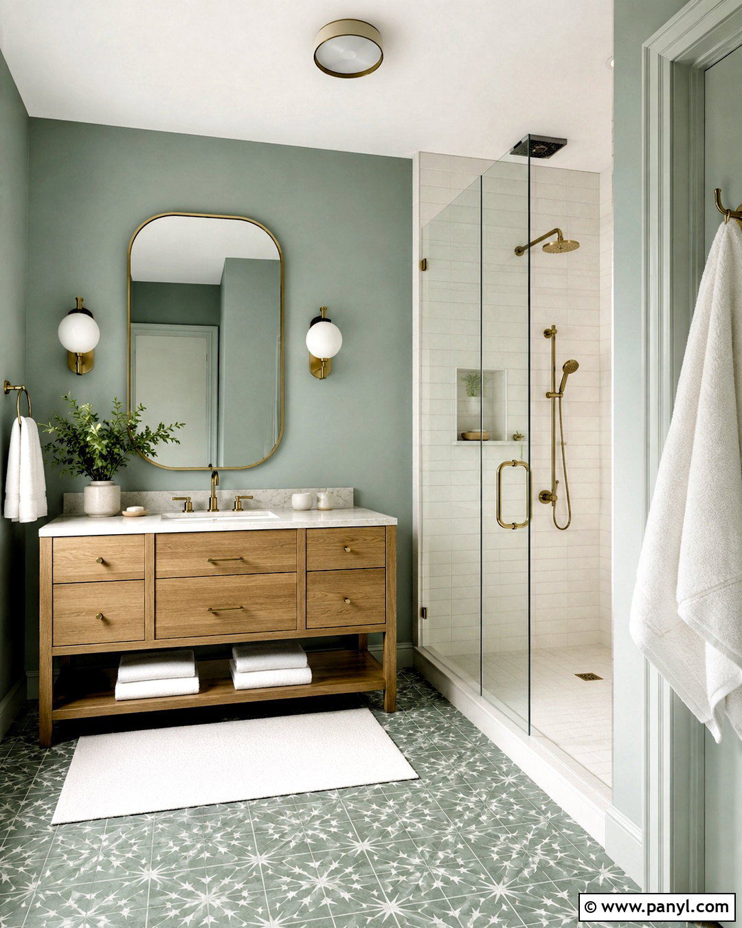 Smoky Jade Wall Color - 40 Aesthetic Wall Colour Ideas