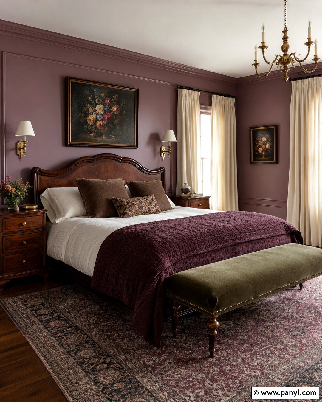 Smoky Mauve Wall Paint - 20 Witchy Wall Paint Colors