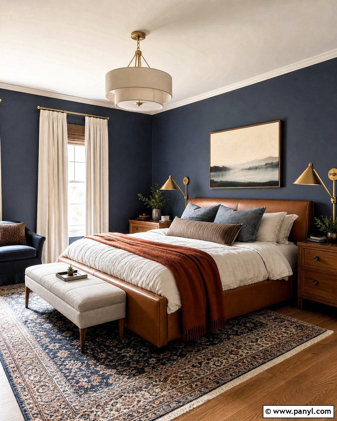 Smoky Navy Bedroom Paint - 20 paint for rooms bedrooms wall colors