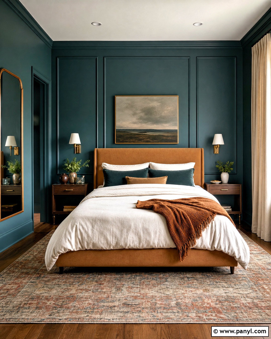 Smoky Teal Bedroom Paint Color - 20 room paint colors bedroom ideas