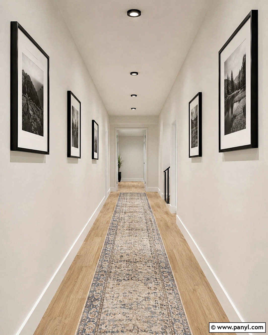Snowbound Walls In A Narrow Hallway - 35 snowbound sherwin williams walls