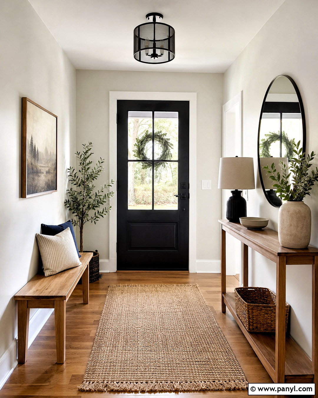 Snowbound Walls With A Black Front Door - 35 snowbound sherwin williams walls
