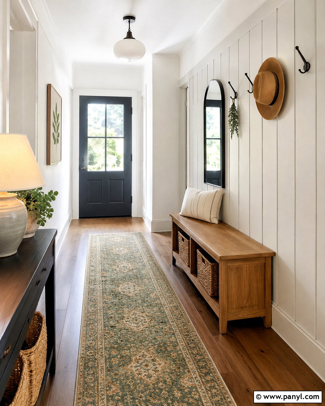 Snowbound Walls With Entryway Paneling - 35 snowbound sherwin williams walls