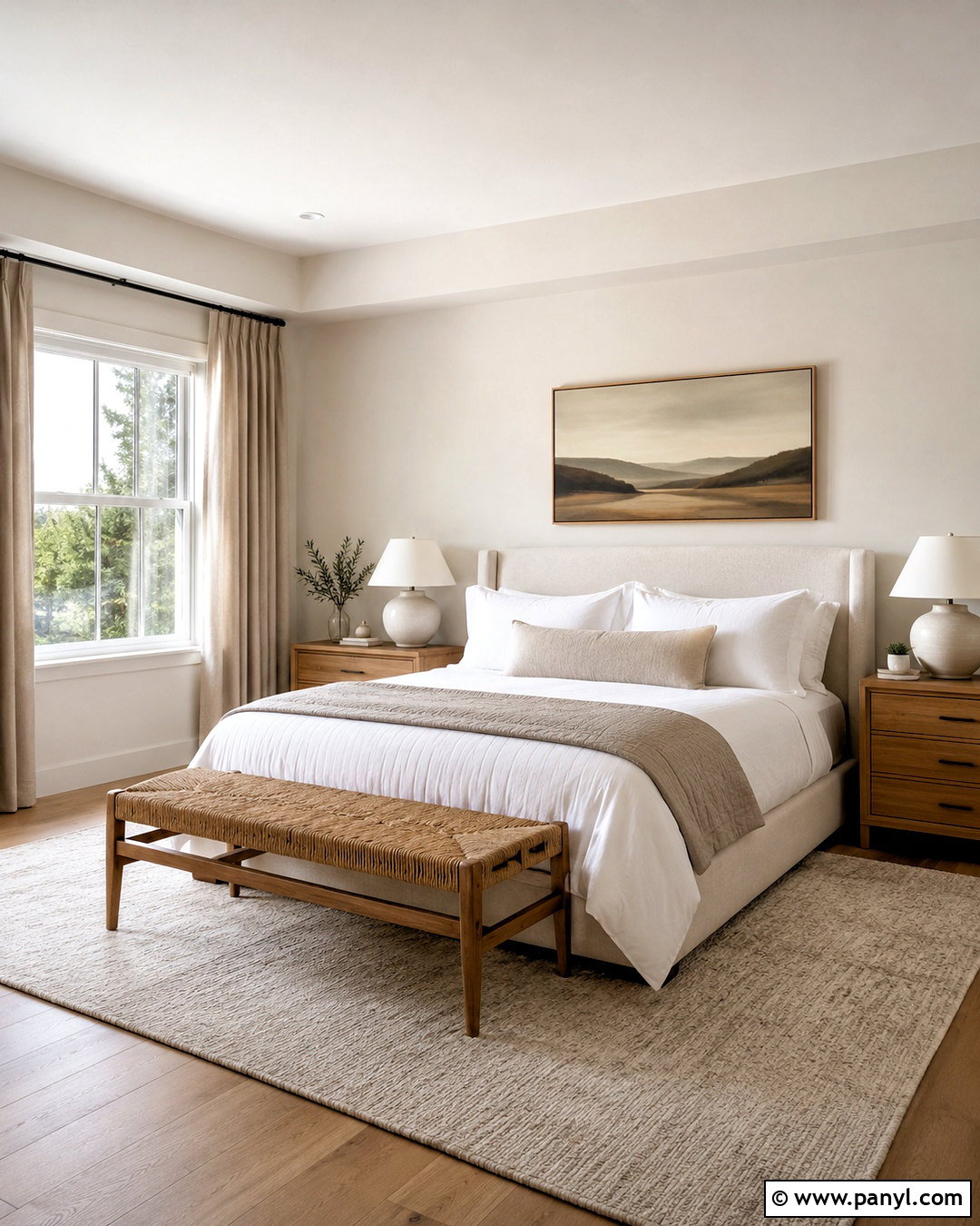 Snowbound Walls With Neutral Bedroom Layers - 35 snowbound sherwin williams walls