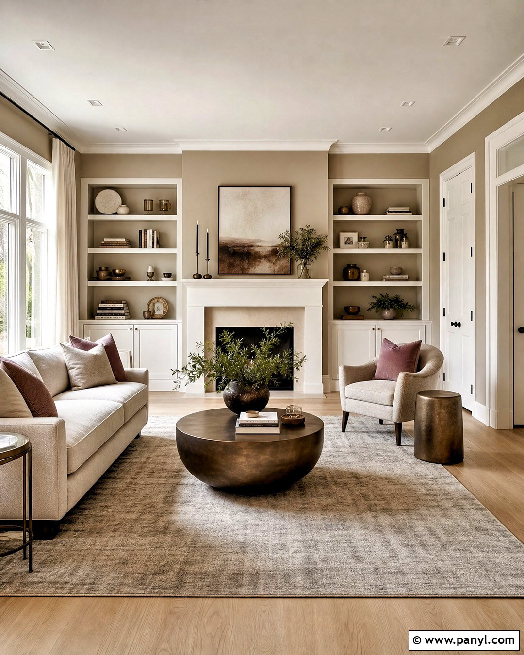 Snowbound White Trim - 20 white trim paint color ideas