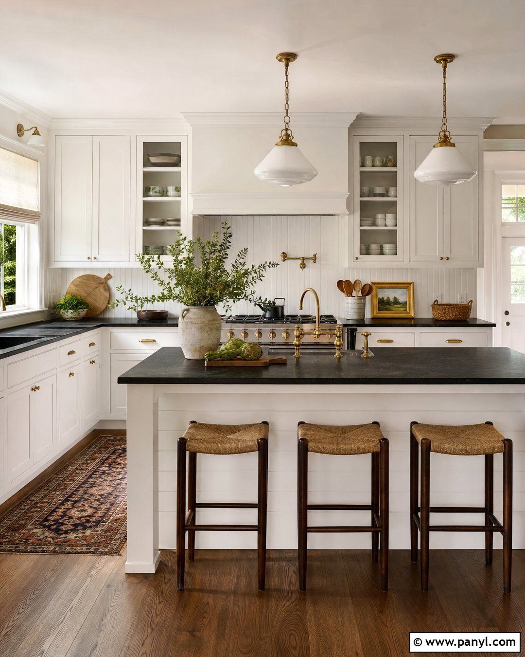Soapstone Countertops With Alabaster Walls And White Cabinets - 25 Alabaster Walls With White Cabinets
