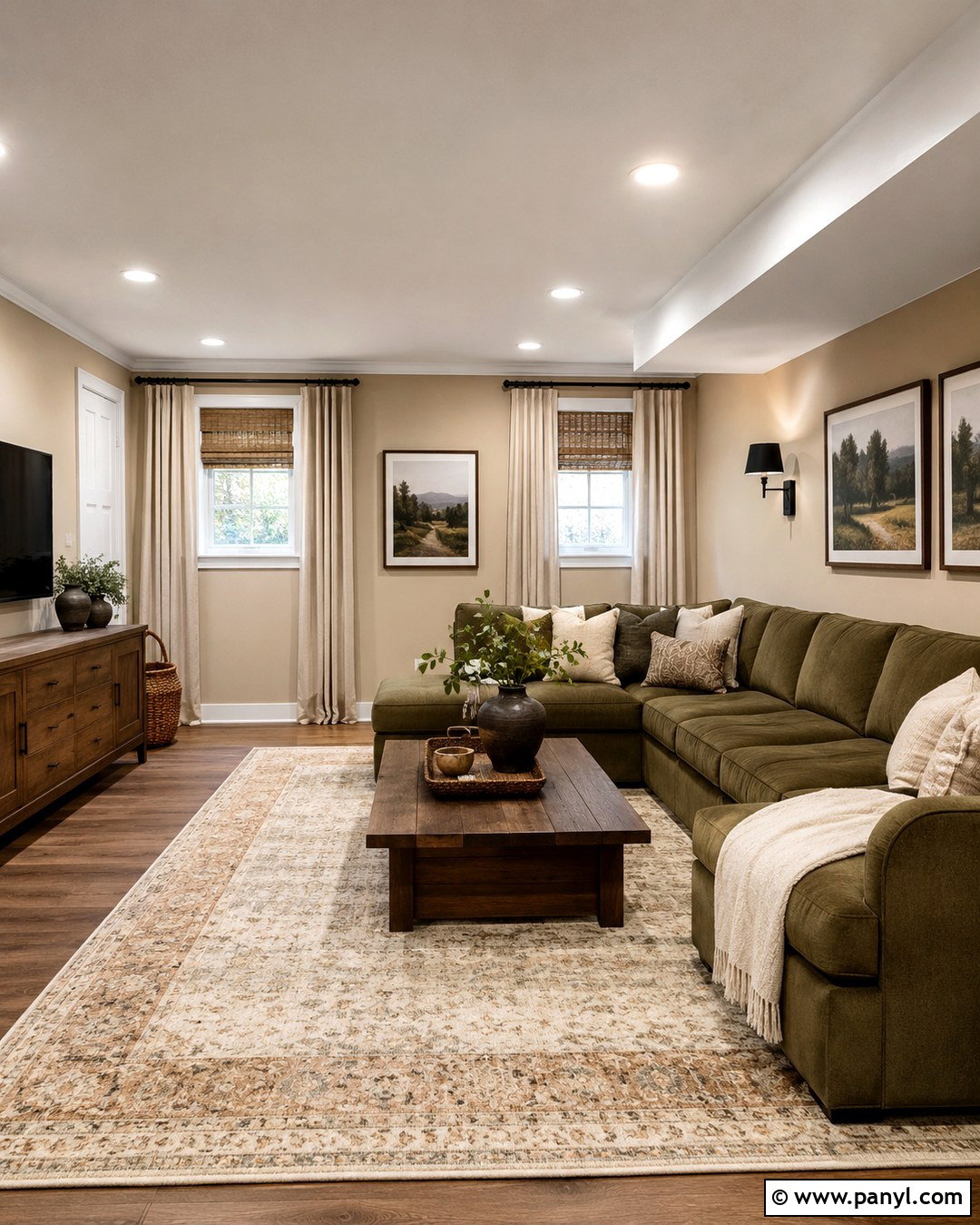 Soft Beige Basement Wall Color - 20 Wall Color For Basement Ideas