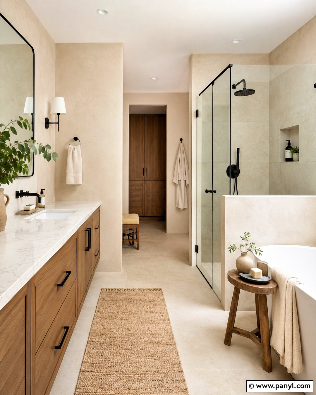 Soft Beige Bathroom - 35 trending bathroom colors