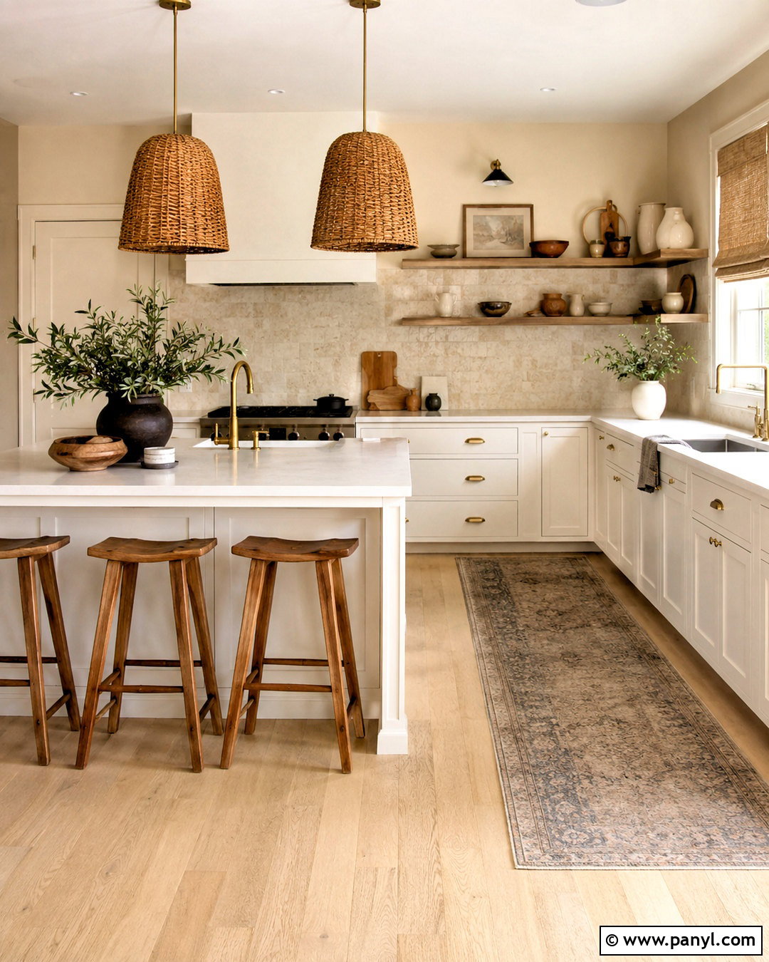 Soft Beige Kitchen Walls - 40 Kitchen Wall Colors With White Cabinets