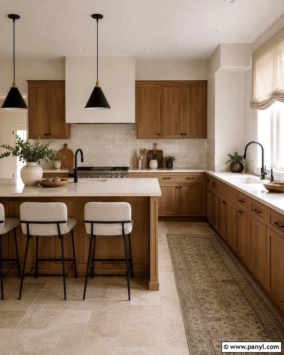 Soft Beige Kitchen Walls - 20 Kitchen Wall Colours With Oak Cabinets