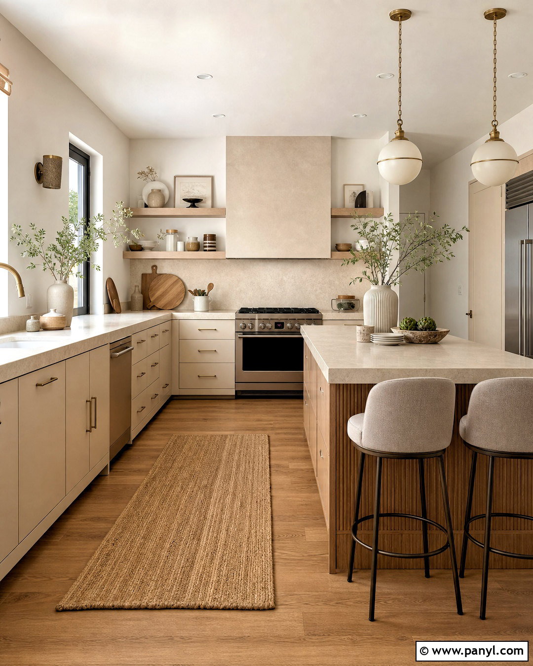 Soft Beige Kitchen - 20 warm kitchen colors