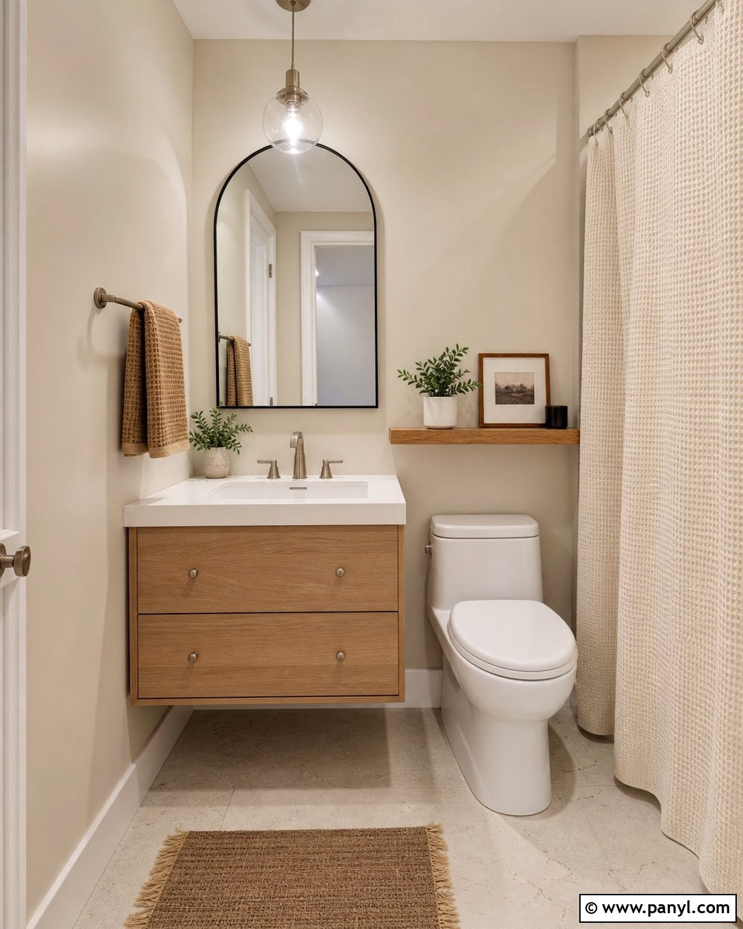 Soft Beige Small Bathroom Walls - 25 Small Bathroom Wall Color Ideas