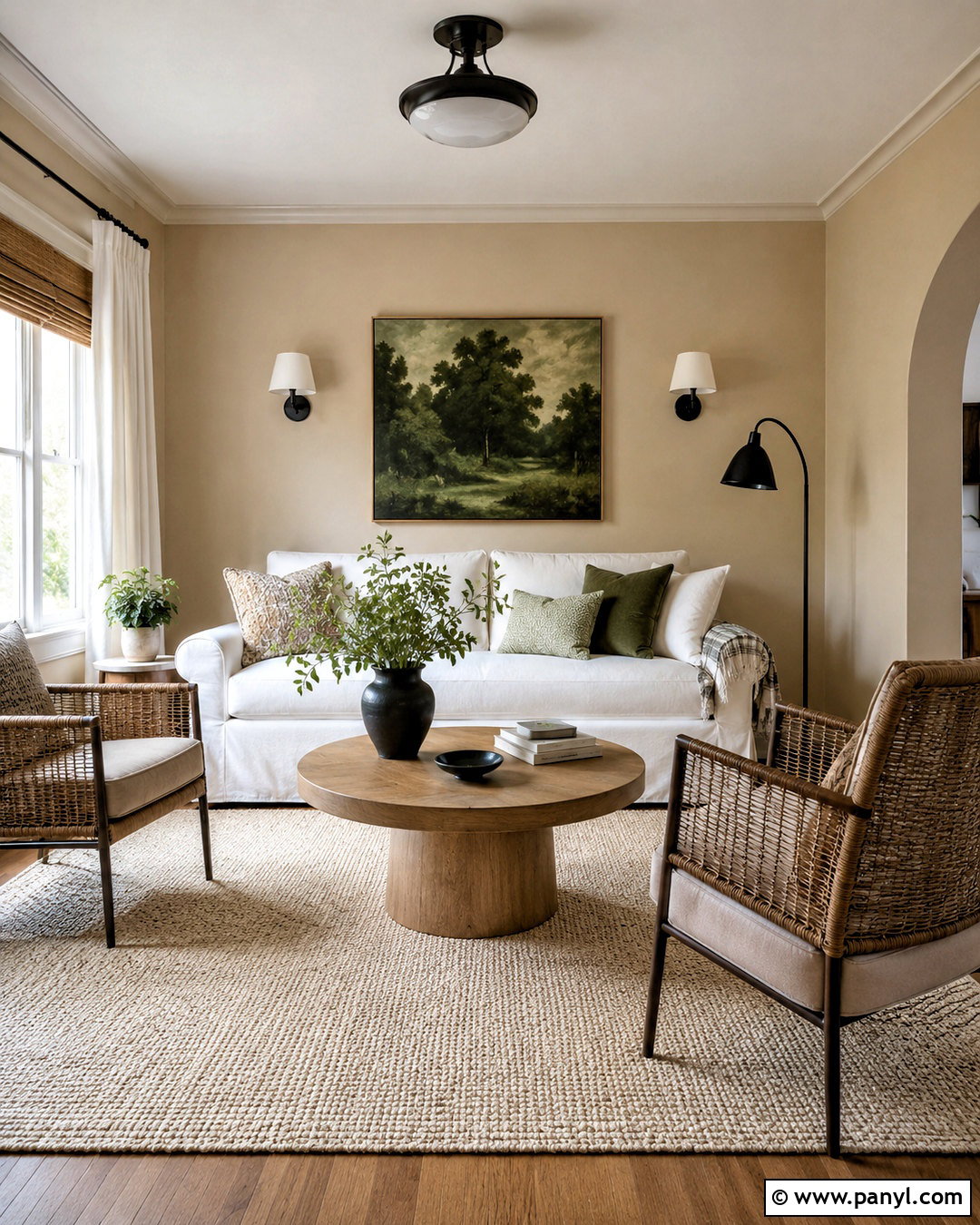 Soft Beige Small Living Room - 20 Wall Colours For Small Living Room Ideas