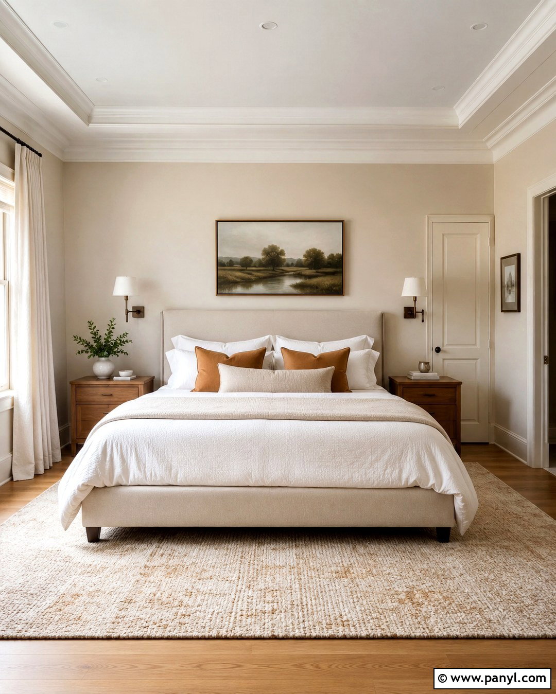 Soft Beige Walls With Cream Trim - 20 Cream Trim Wall Color Ideas