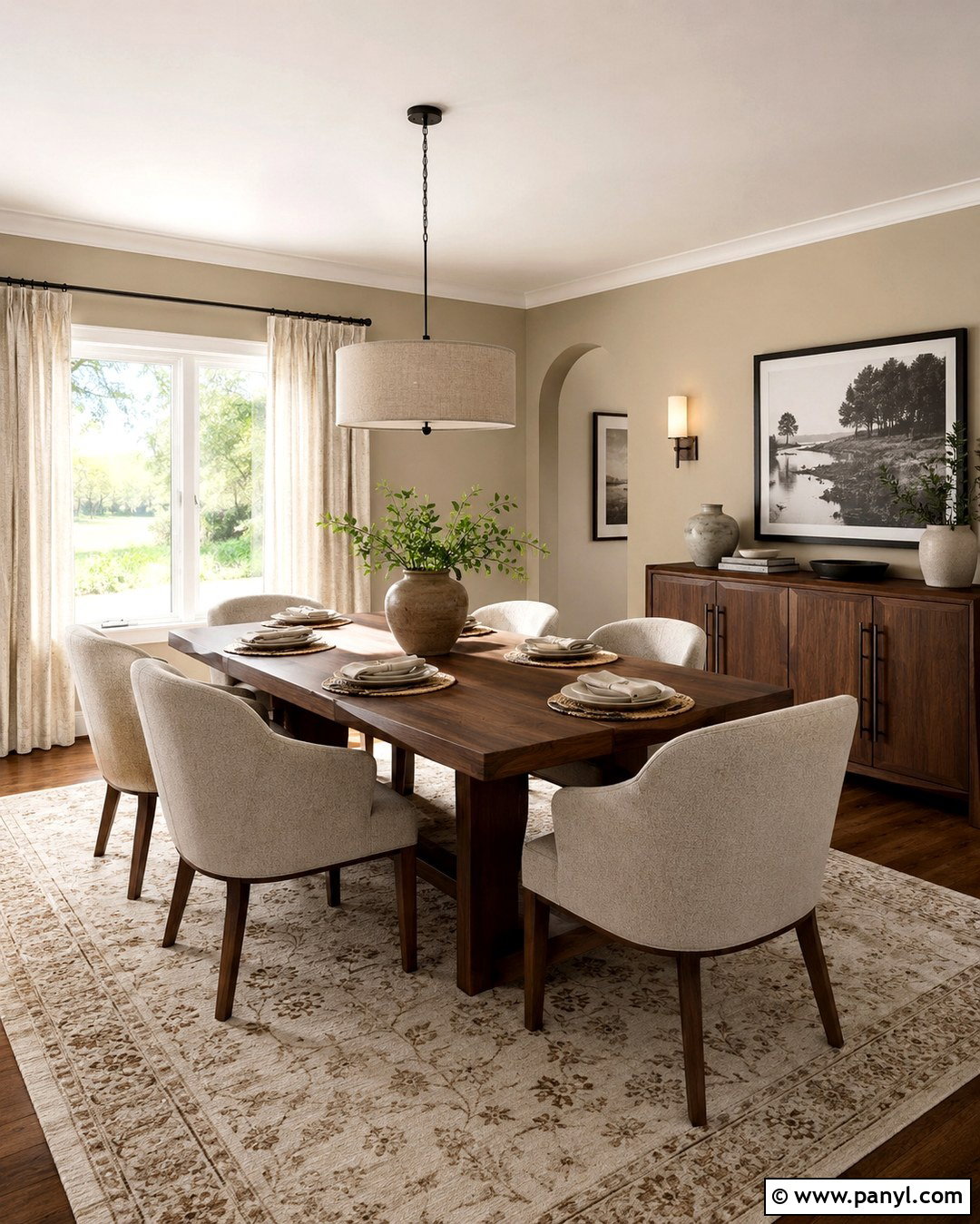 Soft Beige Walls With Walnut Furniture - 20 Best Wall Color For Walnut Furniture Ideas