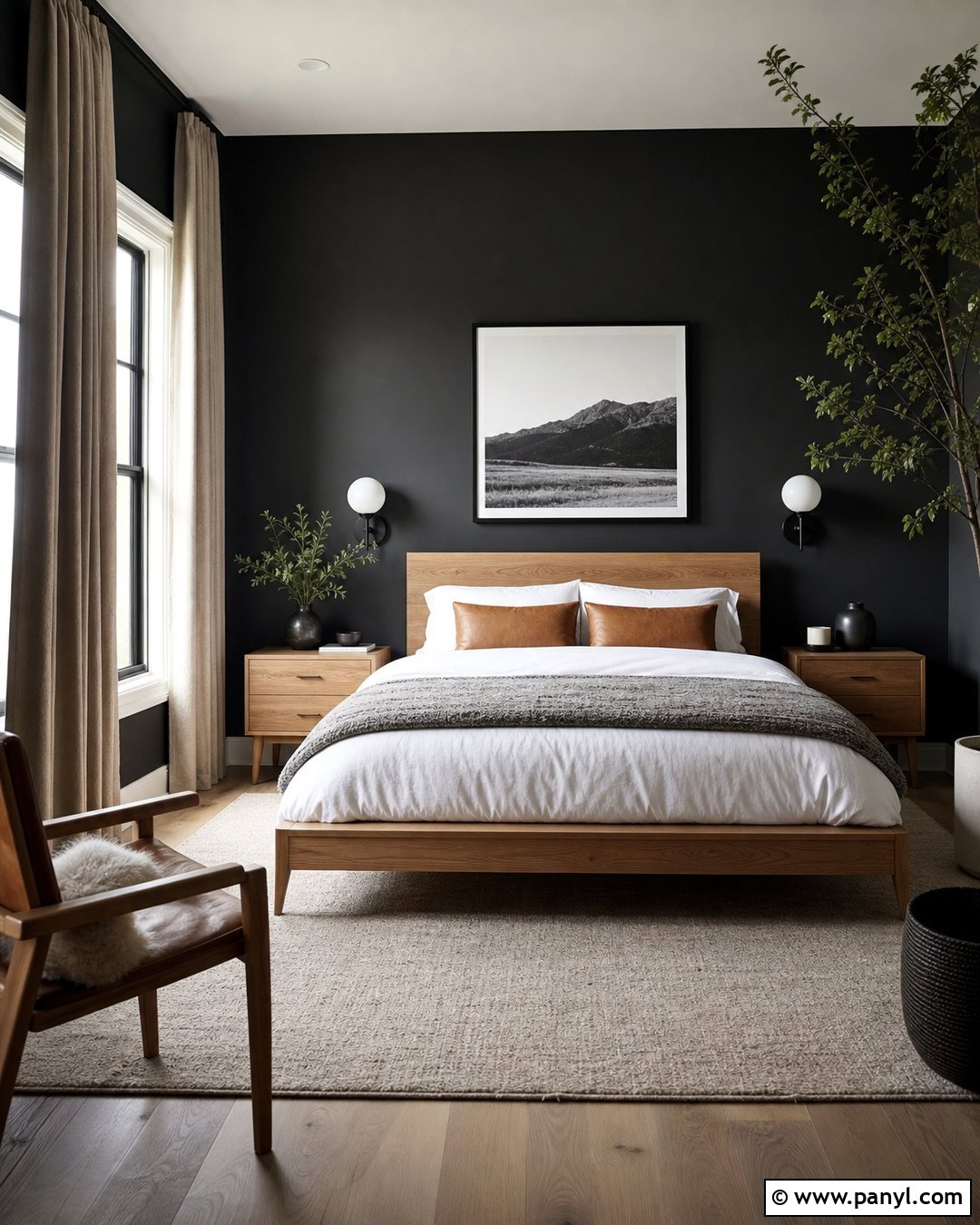 Soft Black Bedroom Walls - 30 room wall color ideas bedrooms