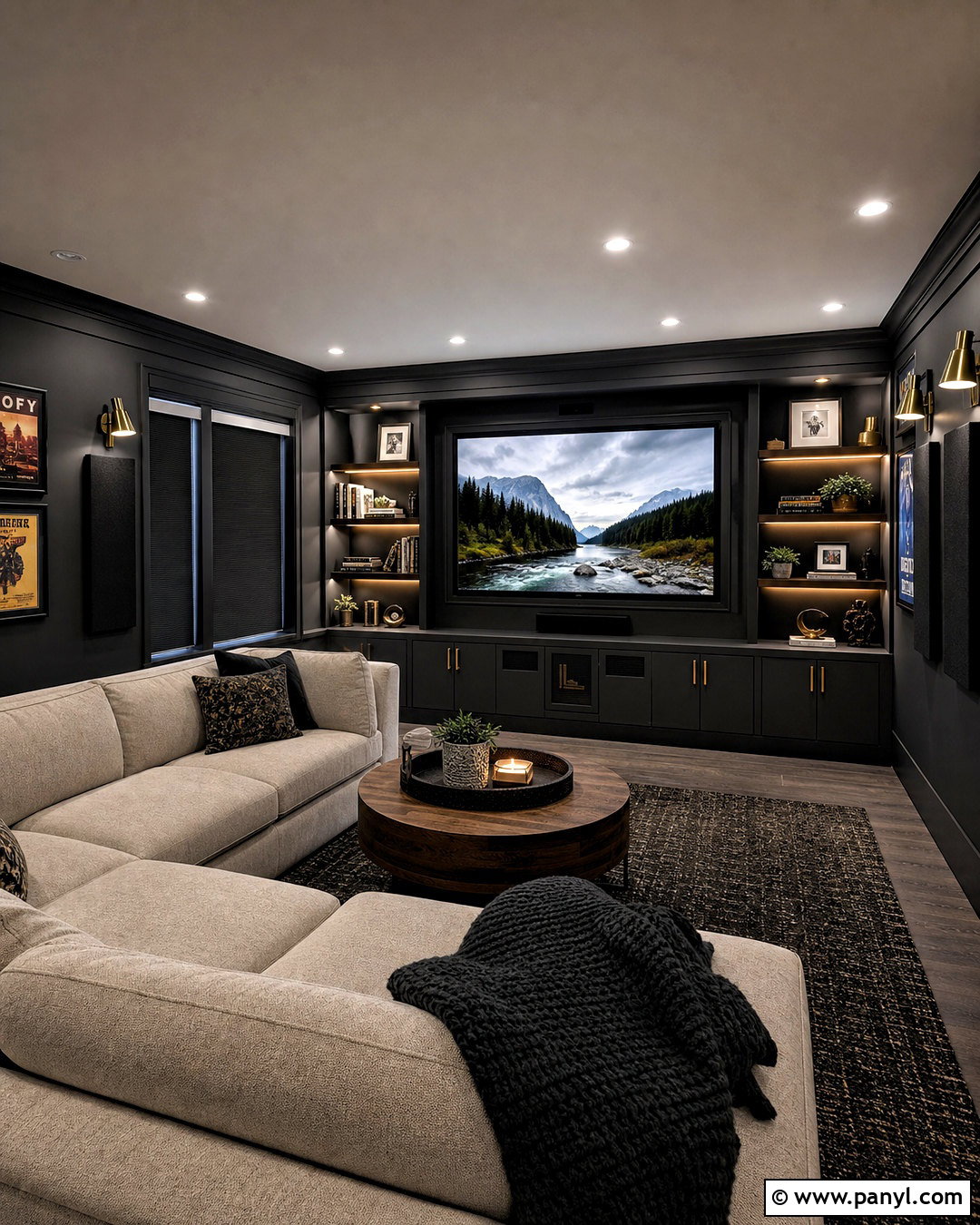 Soft Black Dark Basement - 20 dark basement paint colors