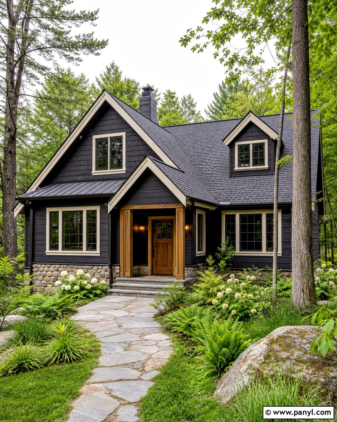 Soft Black Exterior House Paint - 20 external house paint colors