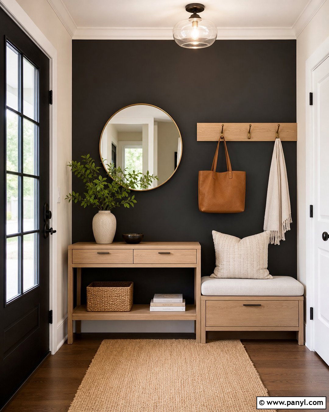 Soft Black Feature Wall - 30 Feature Wall Colours
