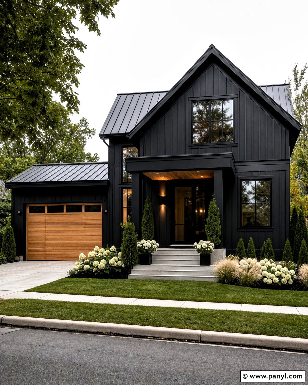 Soft Black House Color - 20 modern house colors