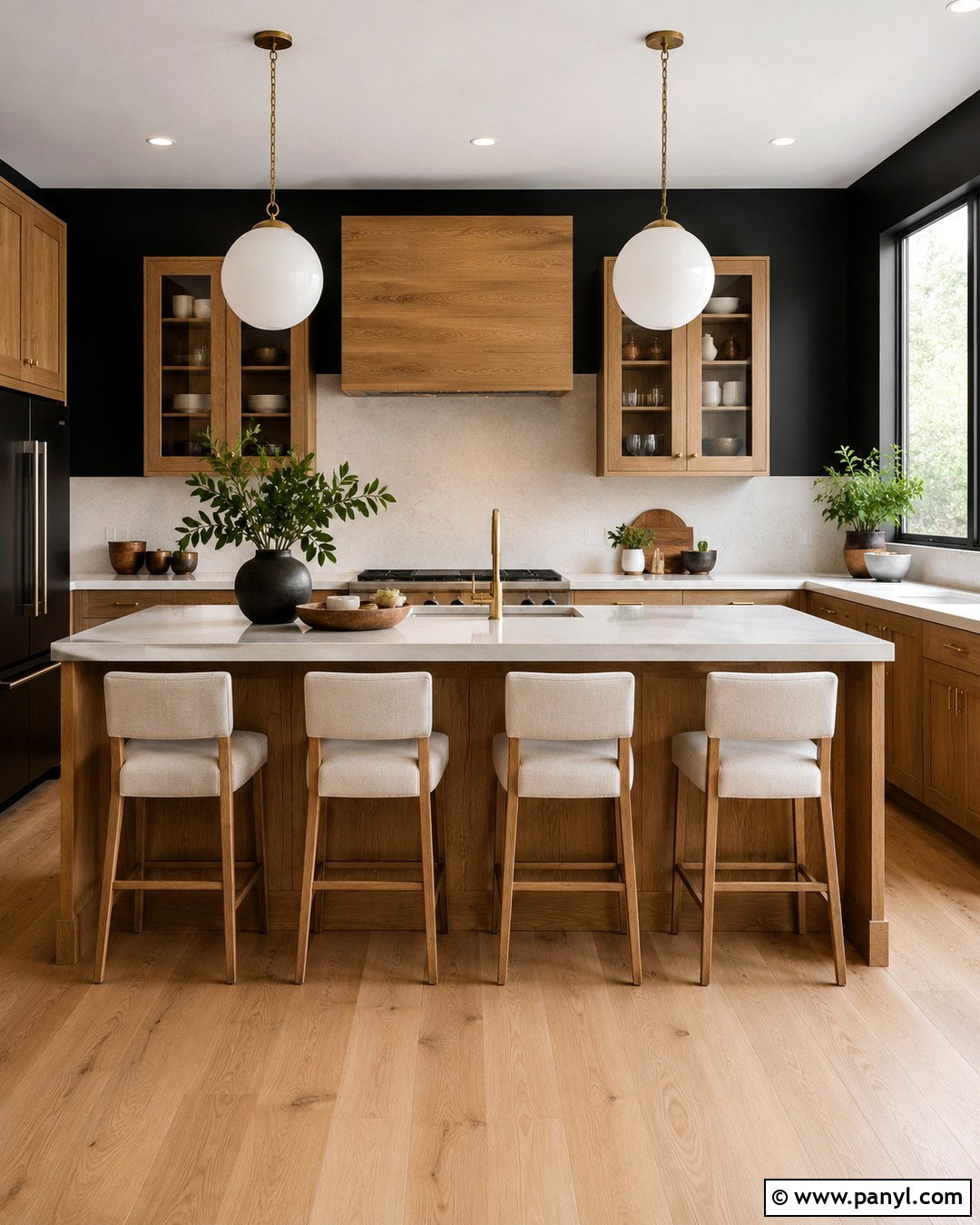 Soft Black Kitchen Wall Color - 20 Kitchen Wall Color With Oak Cabinets