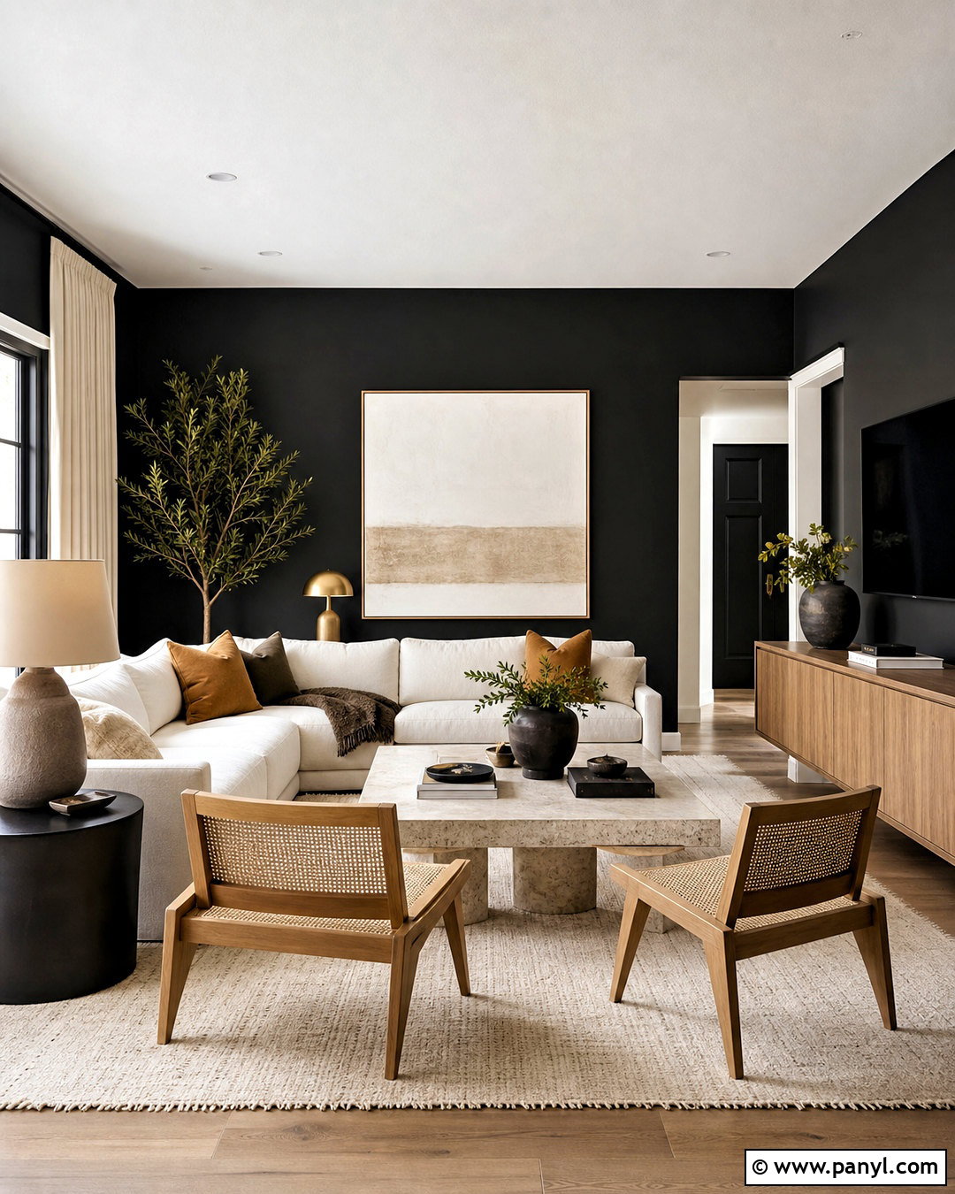 Soft Black Living Room Walls - 20 living room walls paint colors