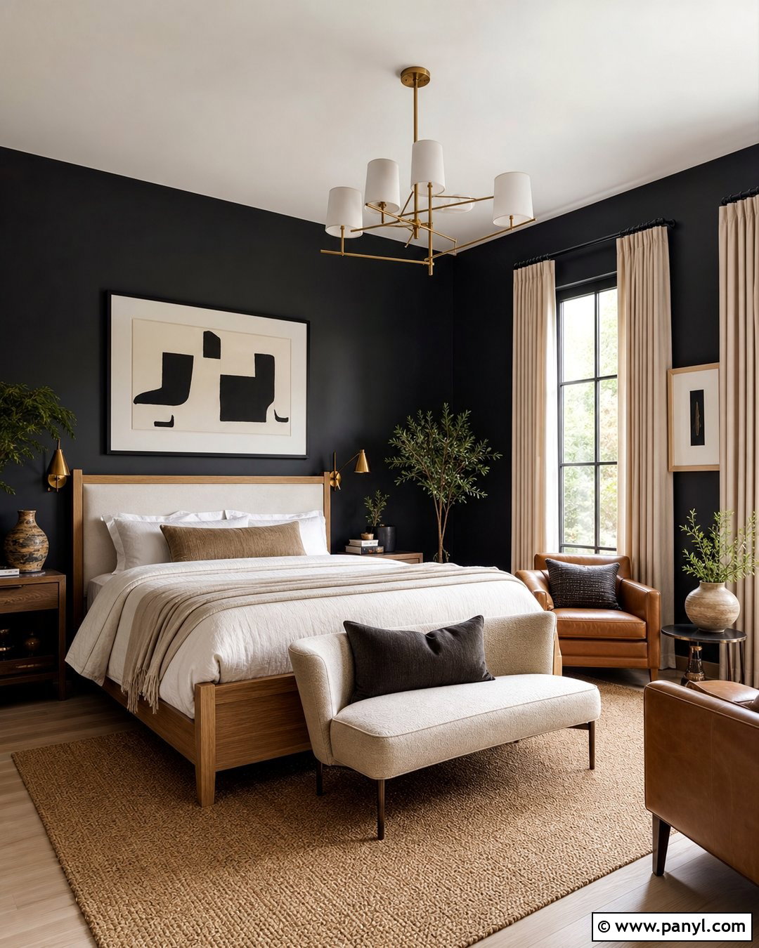 Soft Black Room Walls - 35 Aesthetic Room Wall Color Ideas