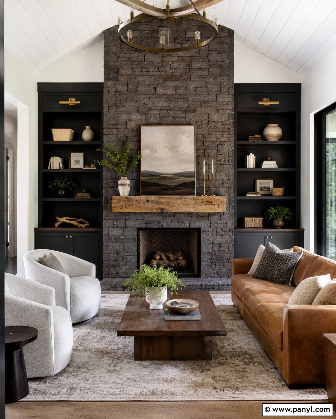 Soft Black Stone Fireplace Accent Wall - 20 Stone Fireplace Accent Wall Paint Colors