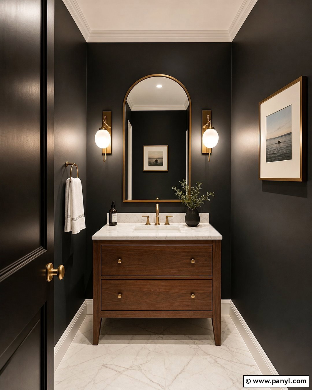 Soft Black Wall Color - 35 Best Wall Colors