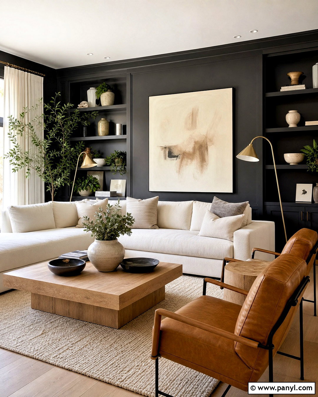 Soft Black Wall Color - 20 wall painting colors